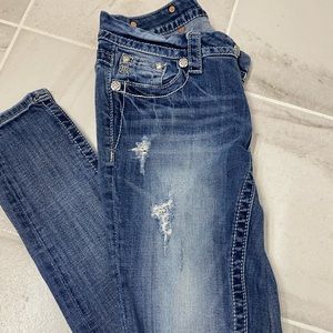 Miss me distressed skinny